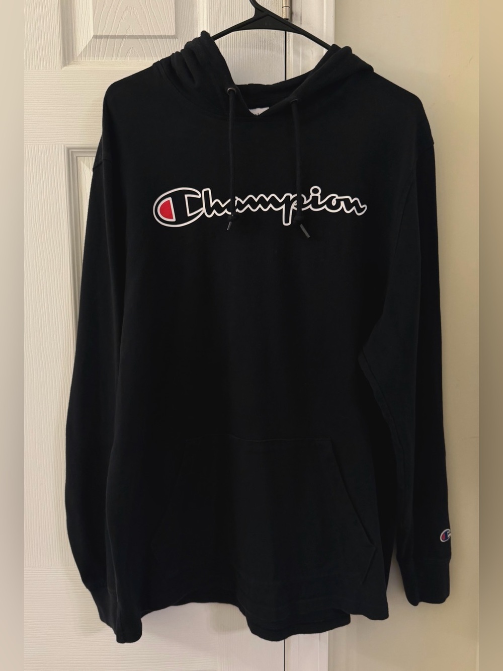 Champion Pullover Script Logo Hoodie